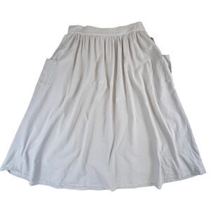 Emery Rose Skirt XXL Seafoam Green Gathered Waist Cottagecore Lightweight Midi